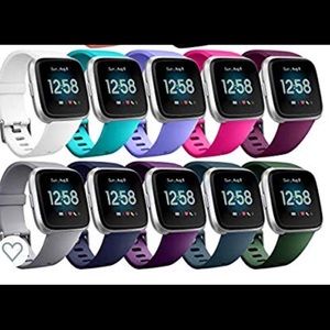 Fitbit versa straps. Price listed is for all eight
